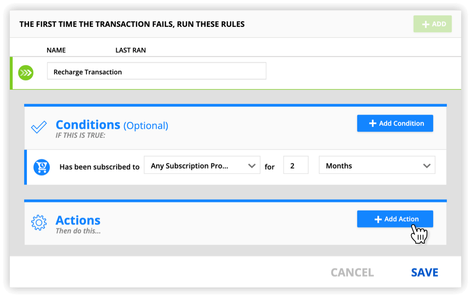 Automated Subscription management settings with the Ontraport app
