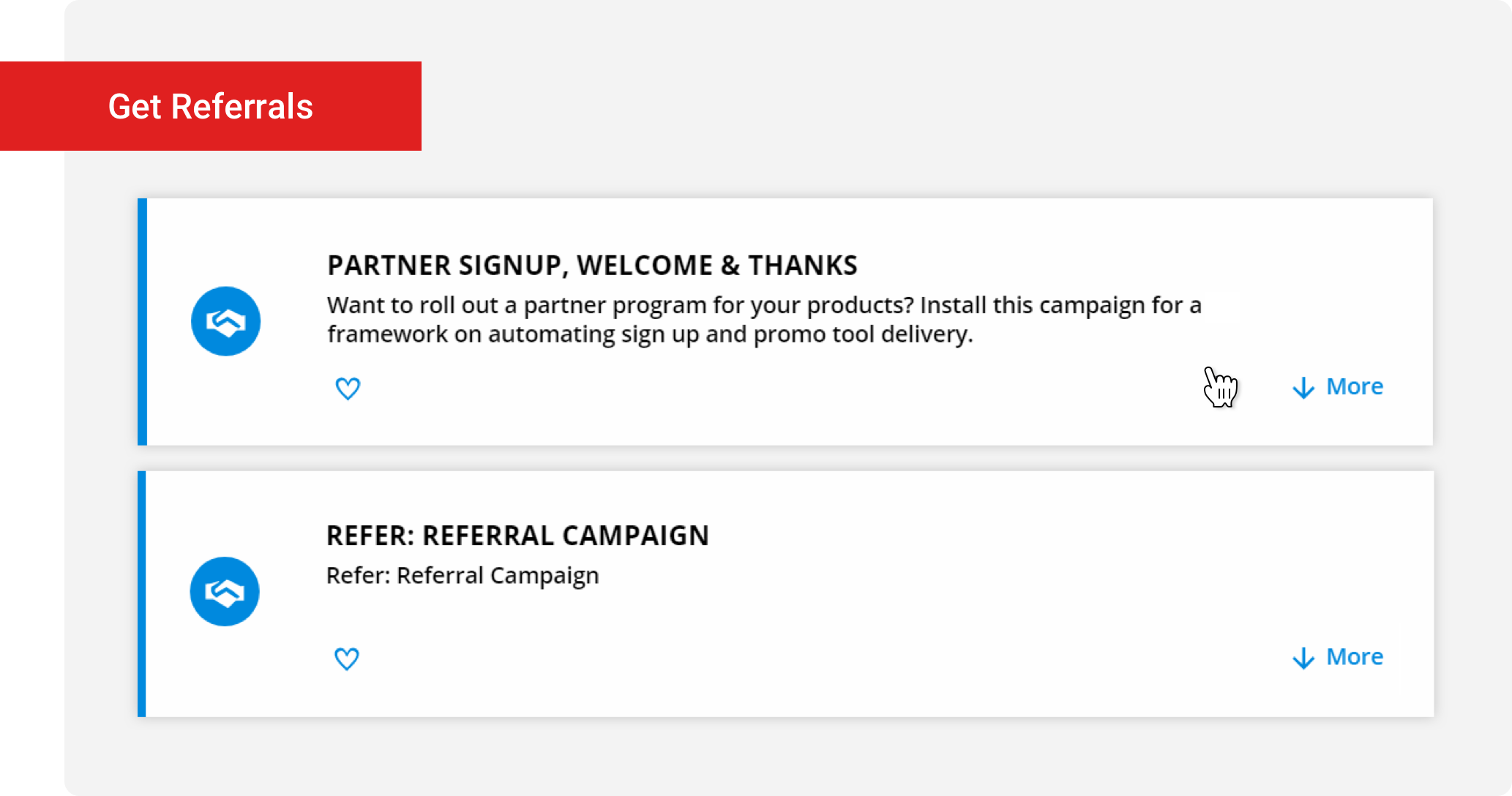 Screenshot of Campaign Map templates in the Ontraport app