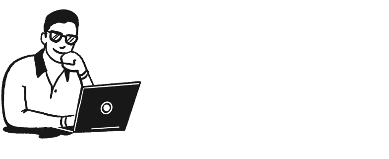 Icon of a person using a laptop