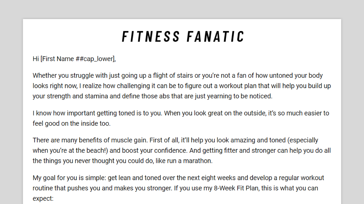 A screenshot of the Problem #3 Email