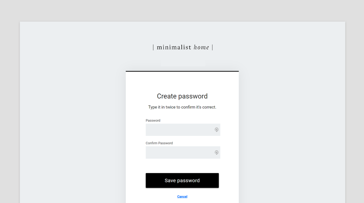 A screenshot of the Regiatration Landing Page