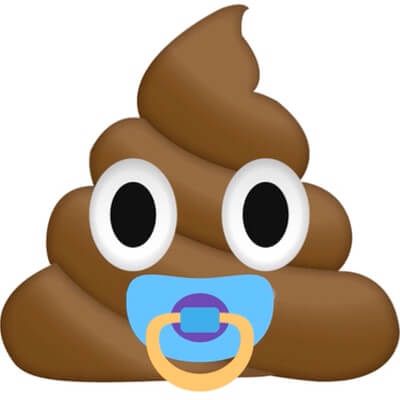 Baby poop emoji 