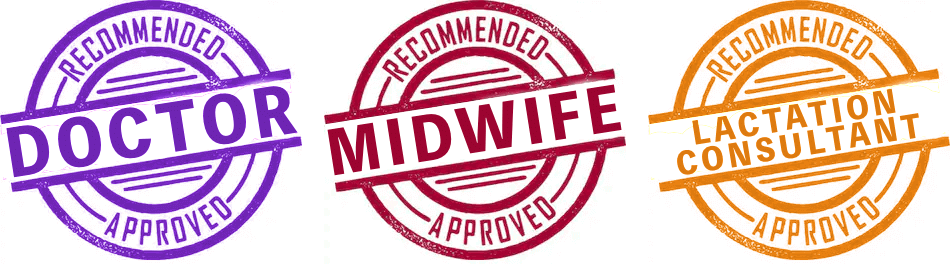 Doctor, midwife, IBCLC lactation consultant approved parents to be class