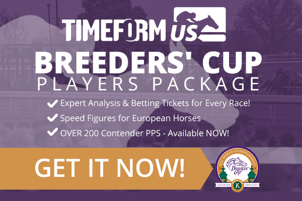 Get TimeformUS Past Performances for Breeders' Cup!