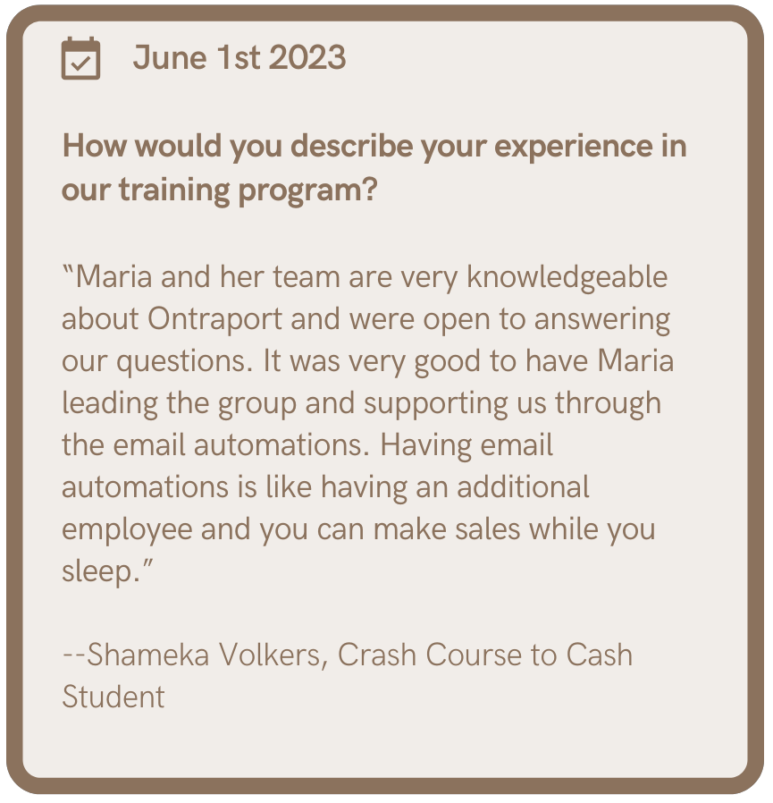 Feedback and reviews for Maria Lloyd