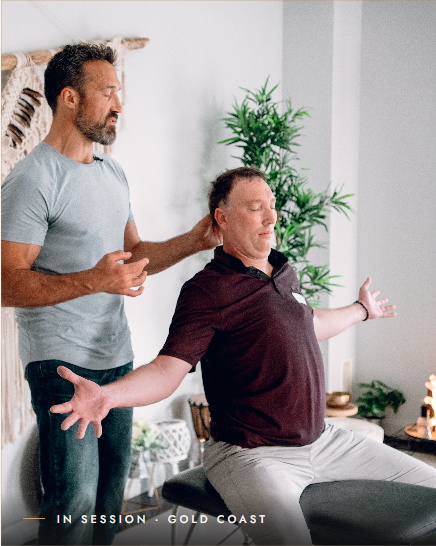 Dr John Surie in conversation with a client