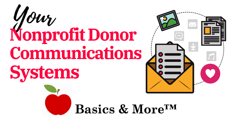 Your Nonprofit Donor Communications Systems