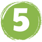 Circle with number 5 inside