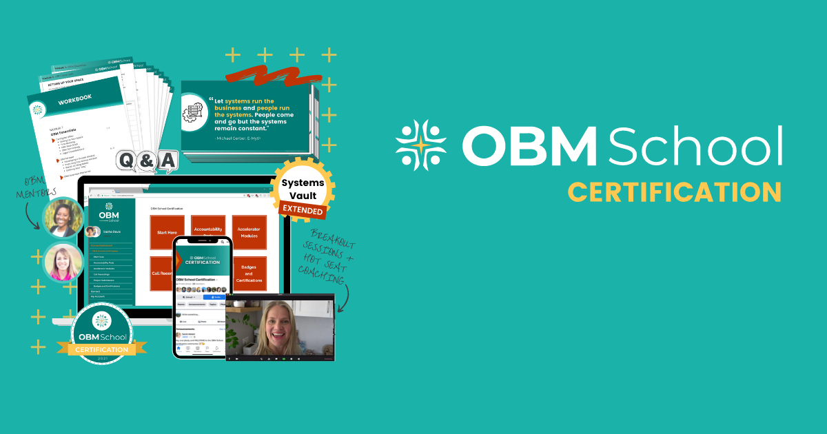 [Join the Waitlist] OBM School Certification