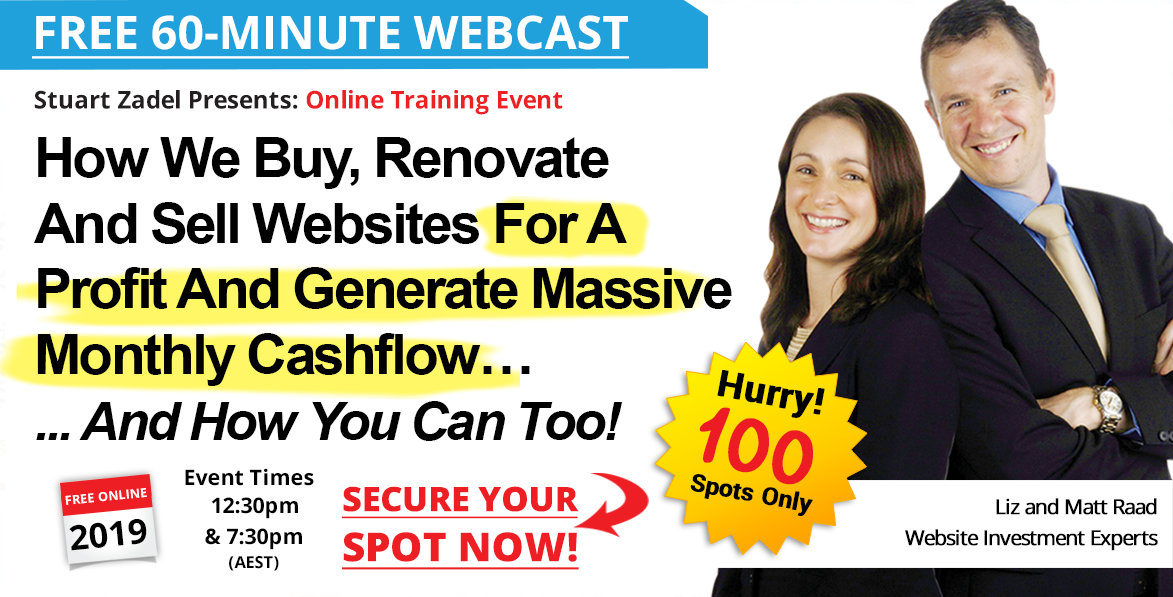 FREE Digital Profits Online Training Webcast 60 Minutes with Matt & Liz Raad