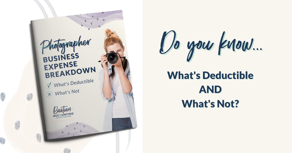 Grab the Business Expense Breakdown for Photographers
