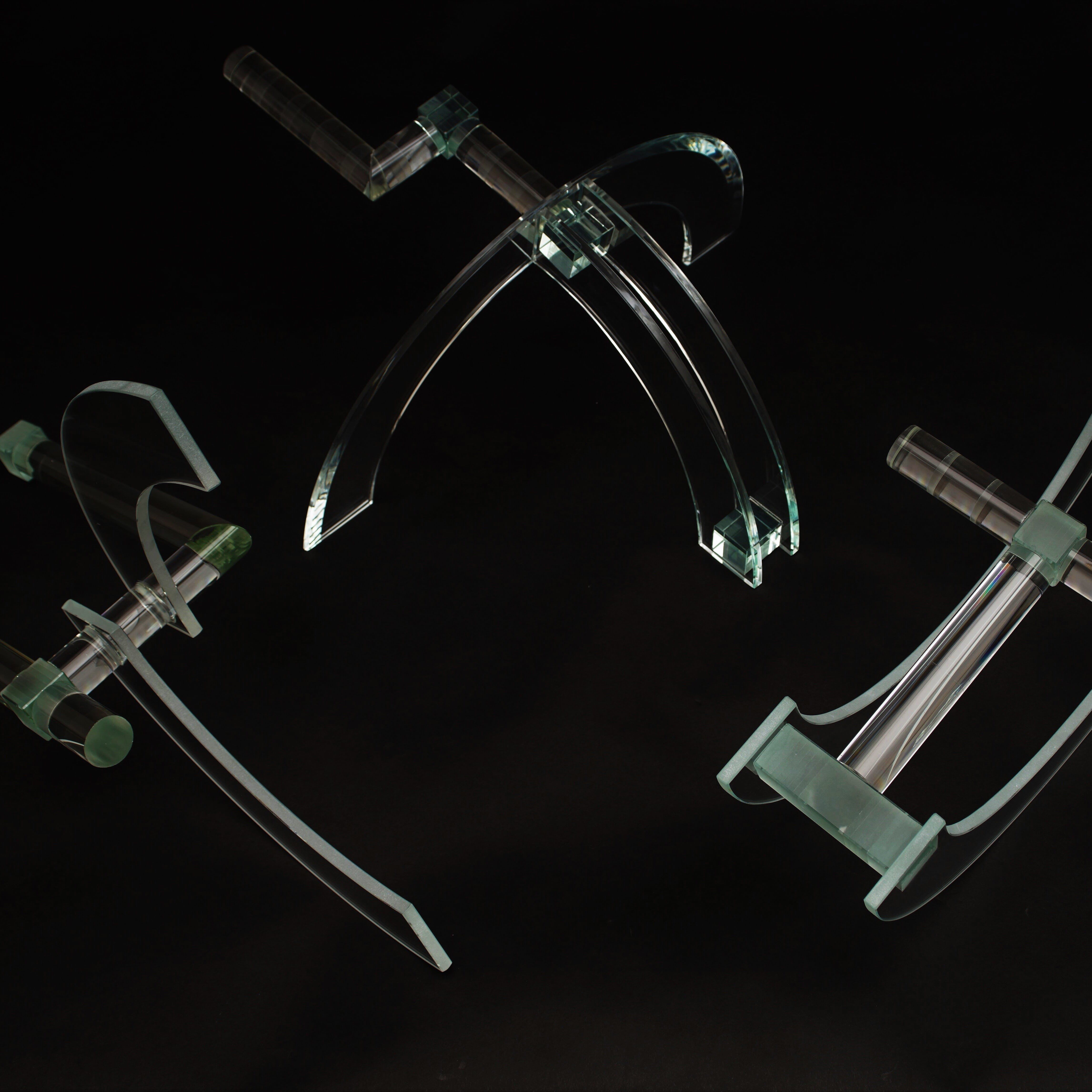 “Glass in movement I, II, III”