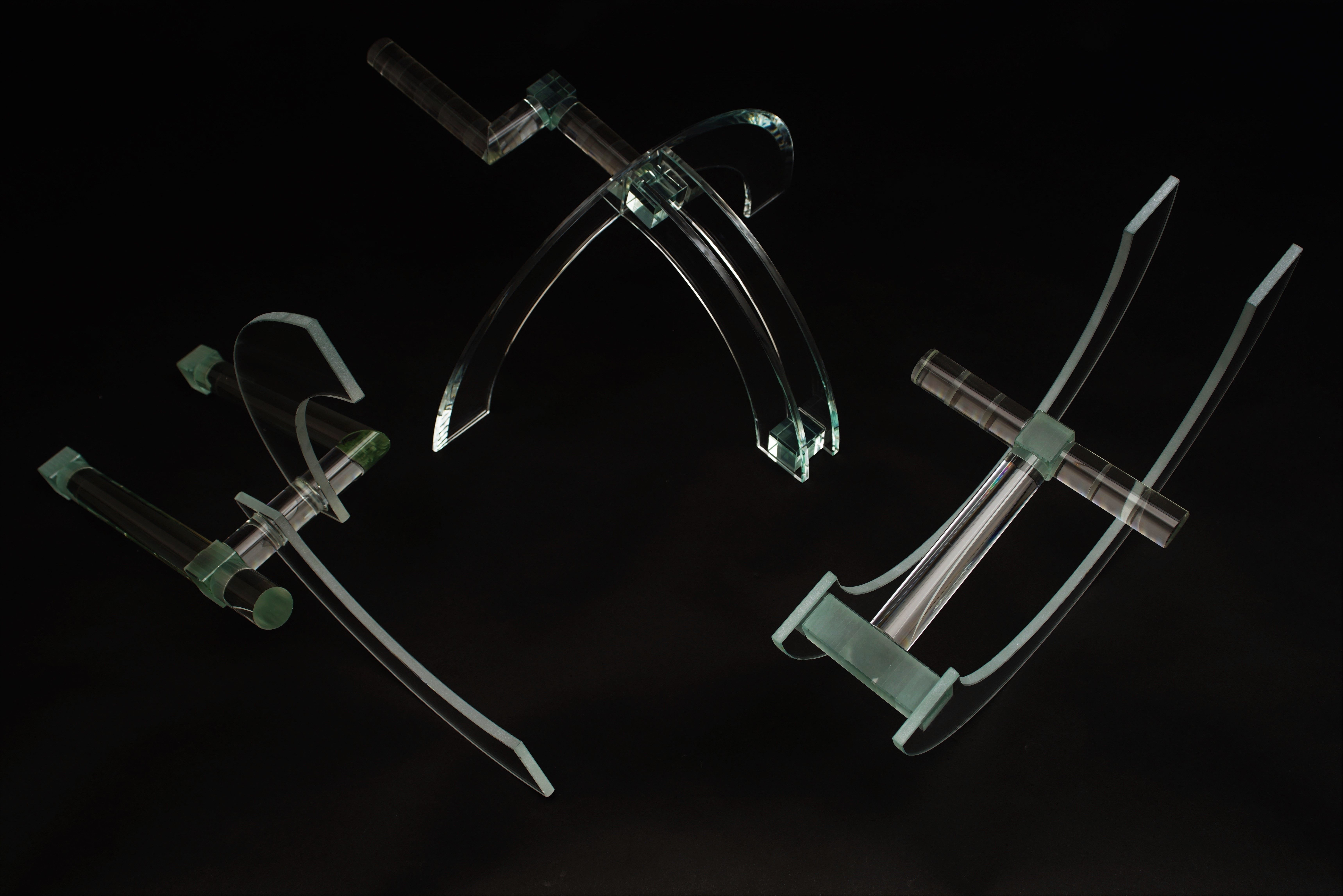 “Glass in movement I, II, III”