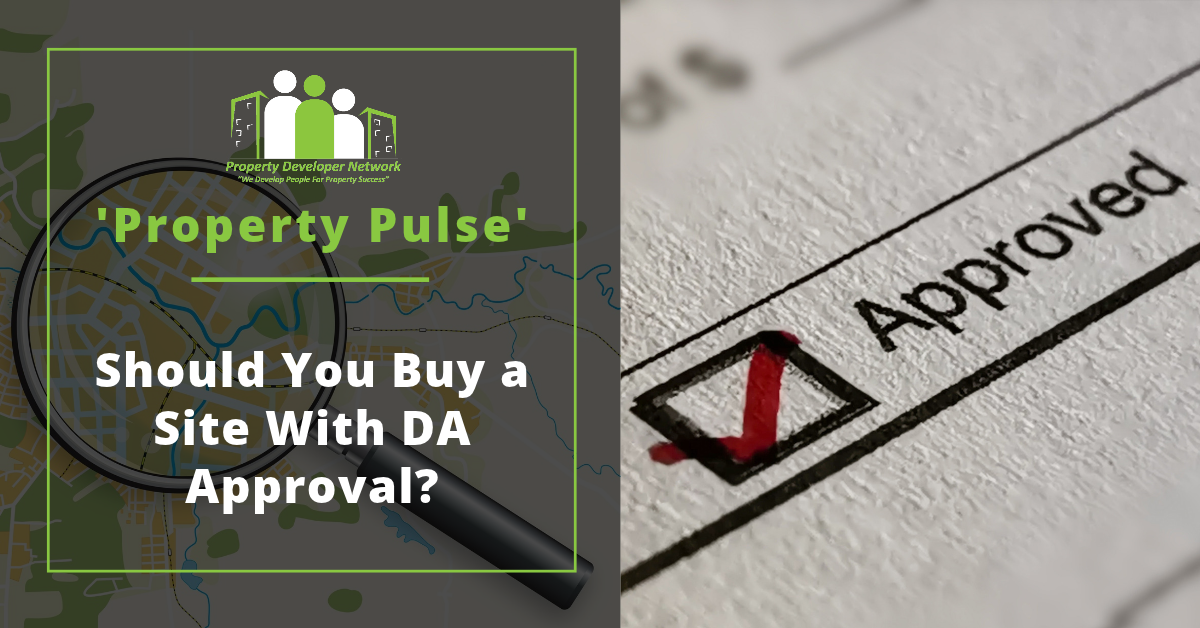 Due diligence process for buying a DA approved development site
