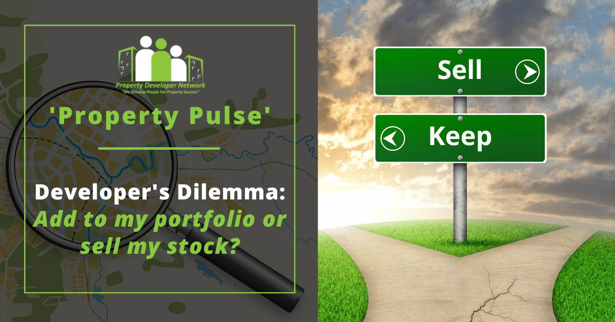 Developer's Dilemma - Add to my portfolio or sell my stock?