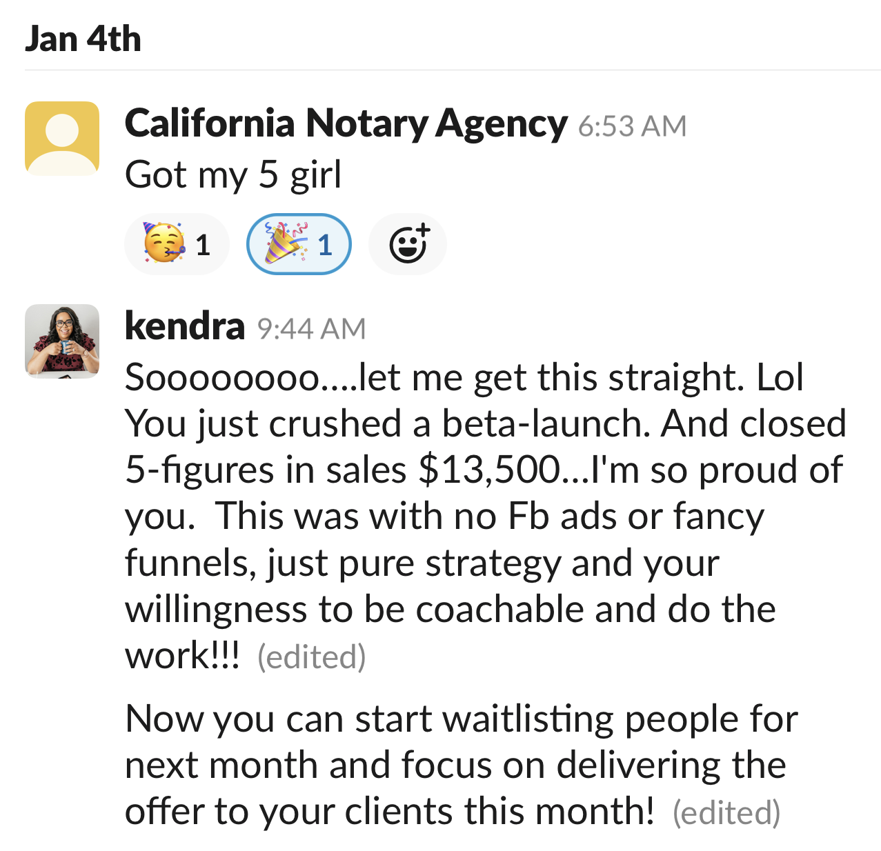 testimonial screenshot