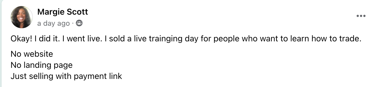 testimonial screenshot