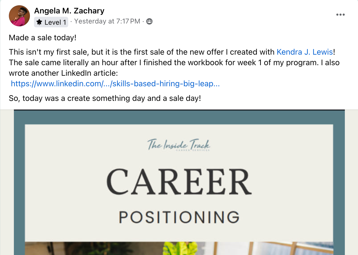 testimonial screenshot