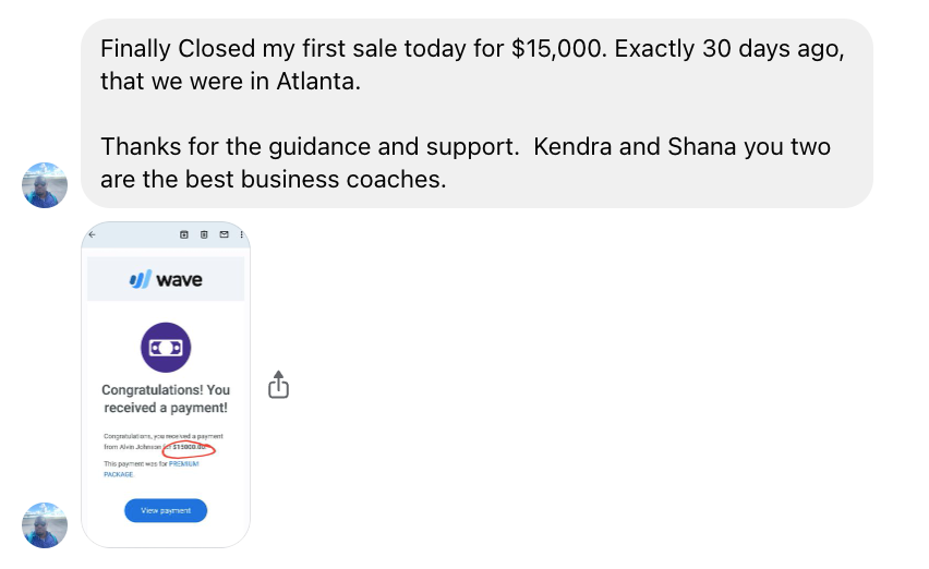 testimonial screenshot