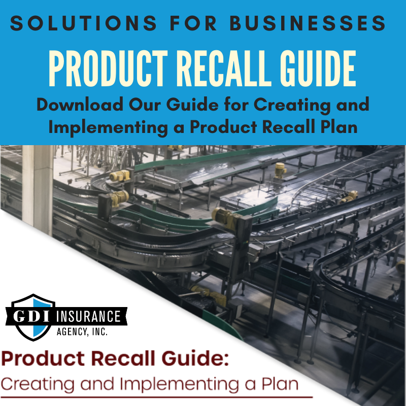 Product Recall Guide GDI Insurance