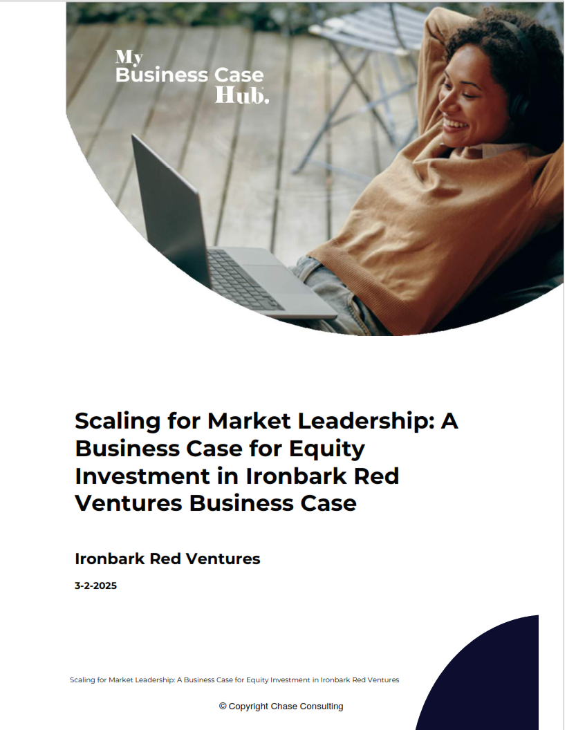 Equity Investment Business Case Template