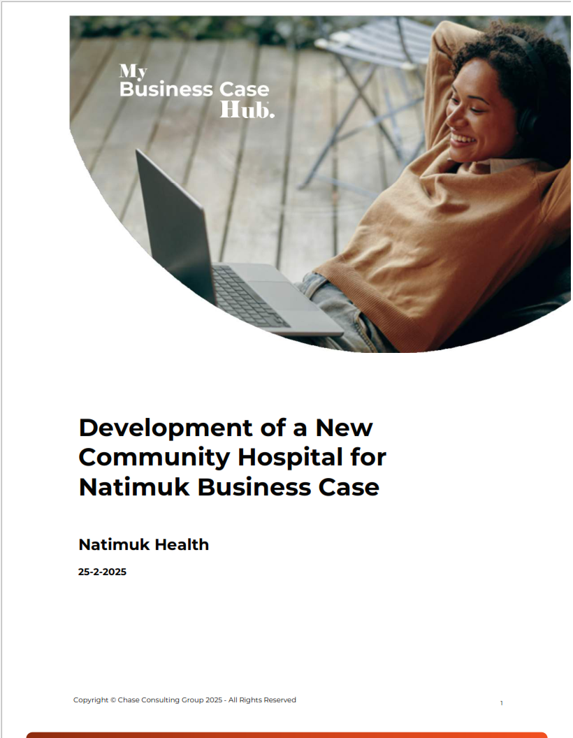 Five Case Model Business Case Template