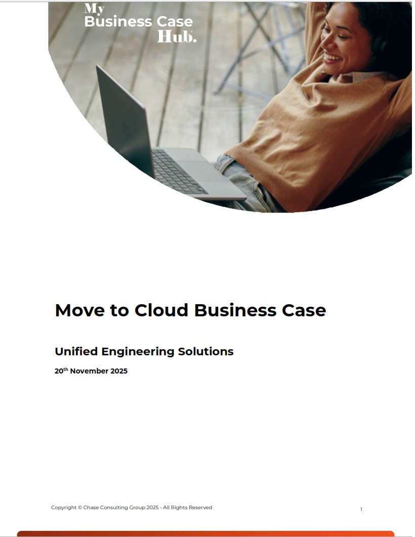 Infrastructure Business Case Template