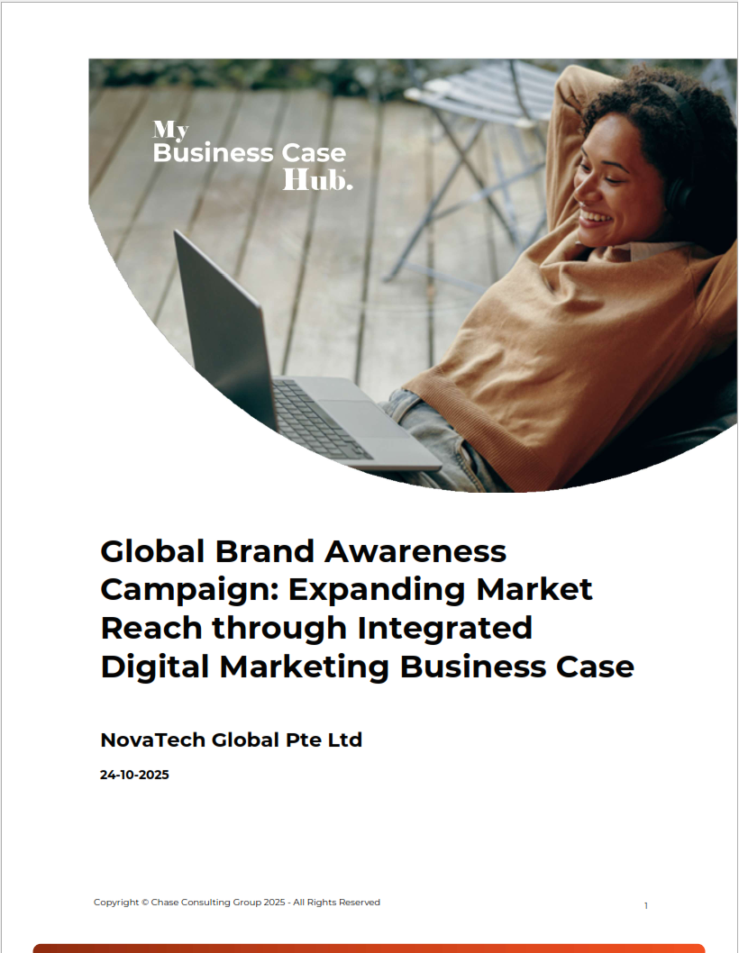 Marketing Campaign Business Case Template