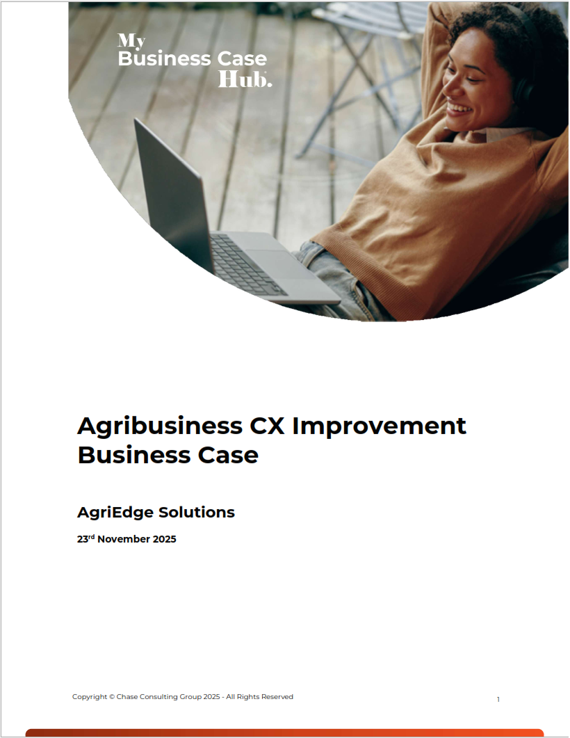 Customer Experience Business Case Template