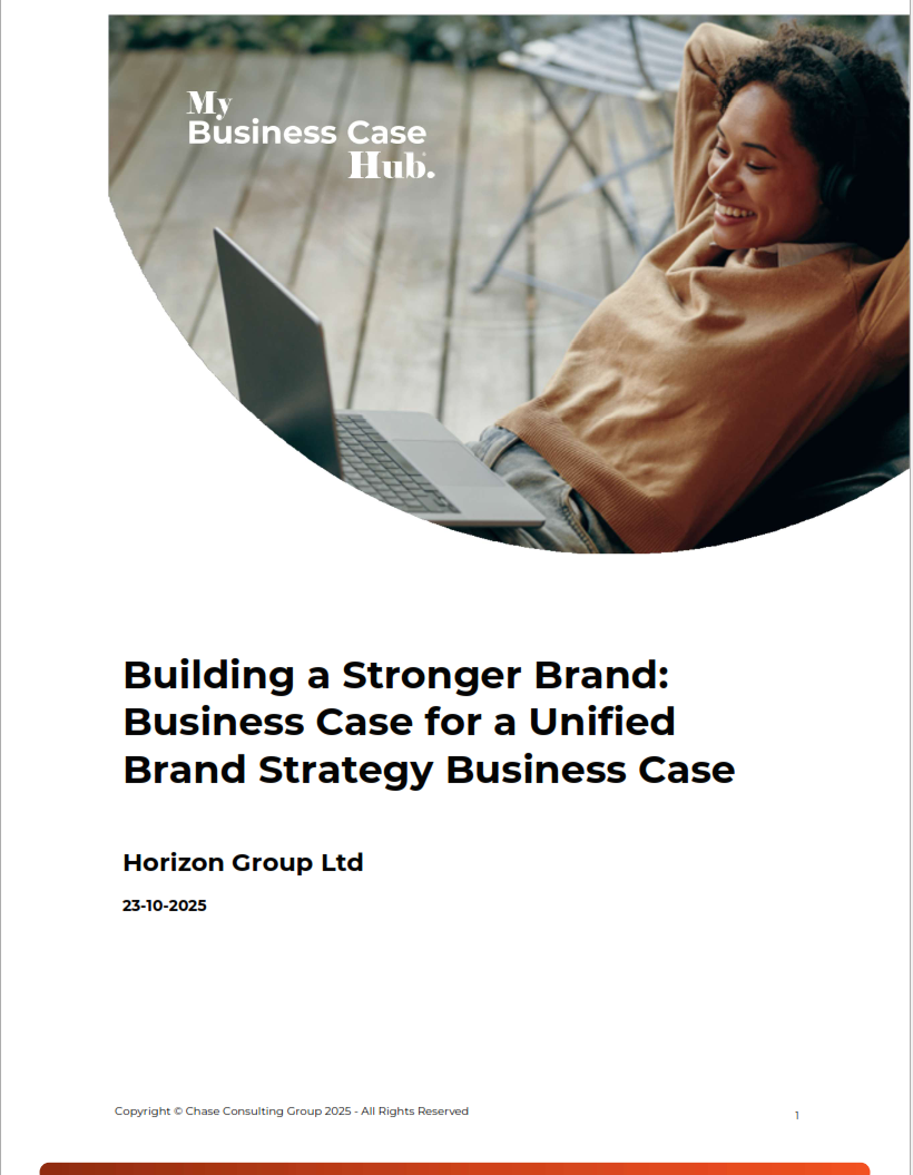 Brand Strategy Business Case Template