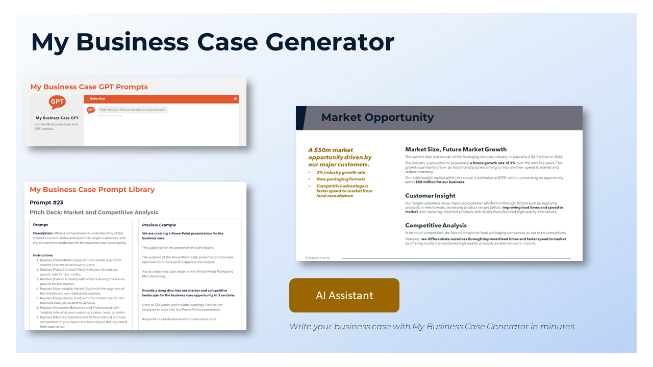 My Business Case Generator