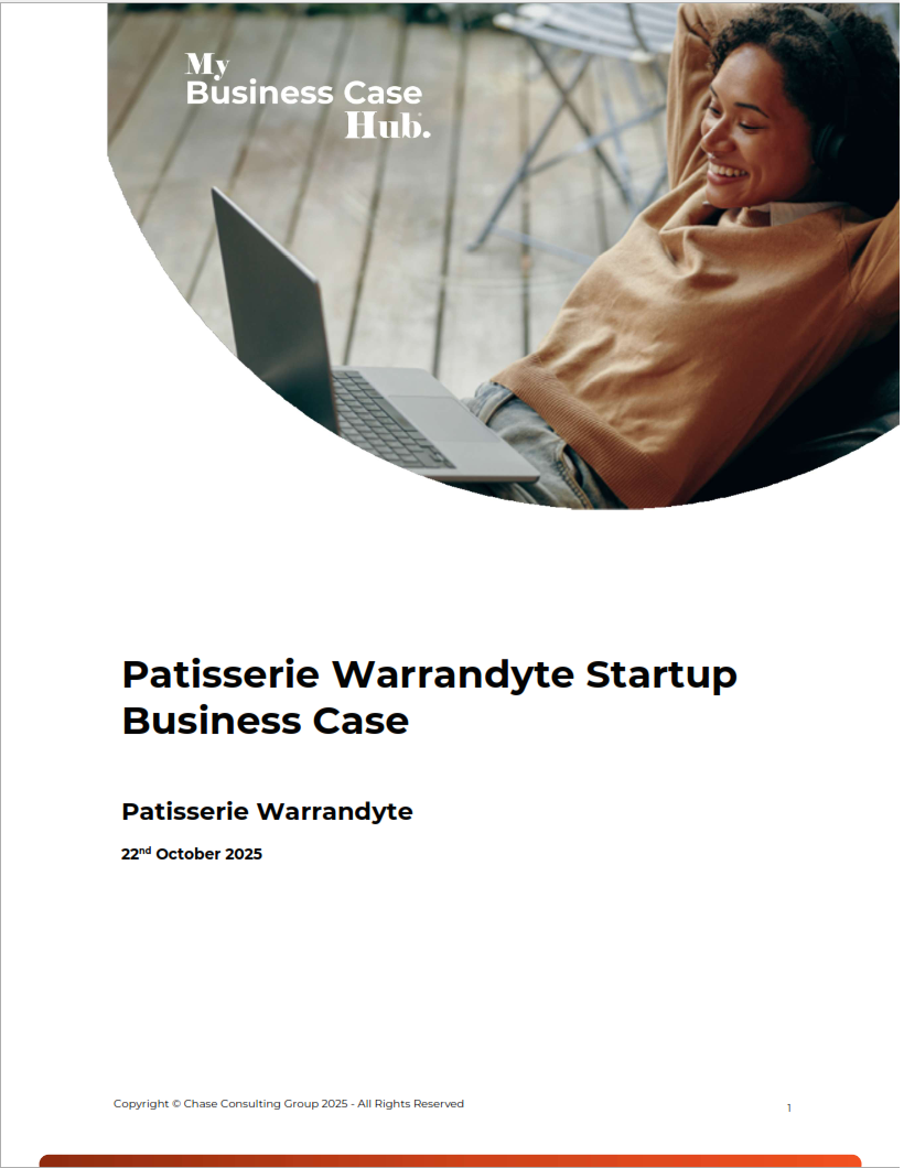 Start Up Business Case Template