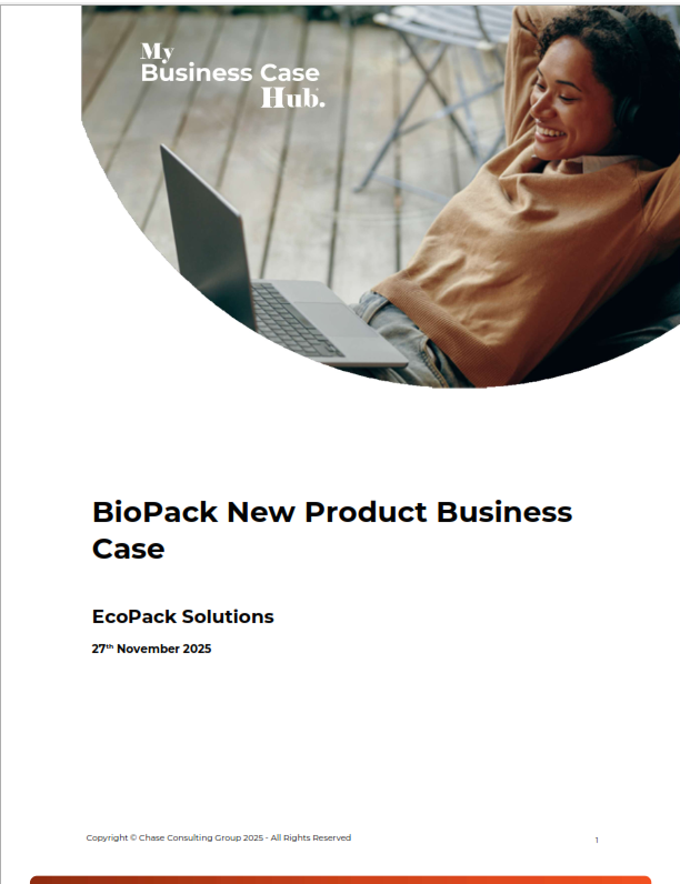 Social Impact Business Case Template