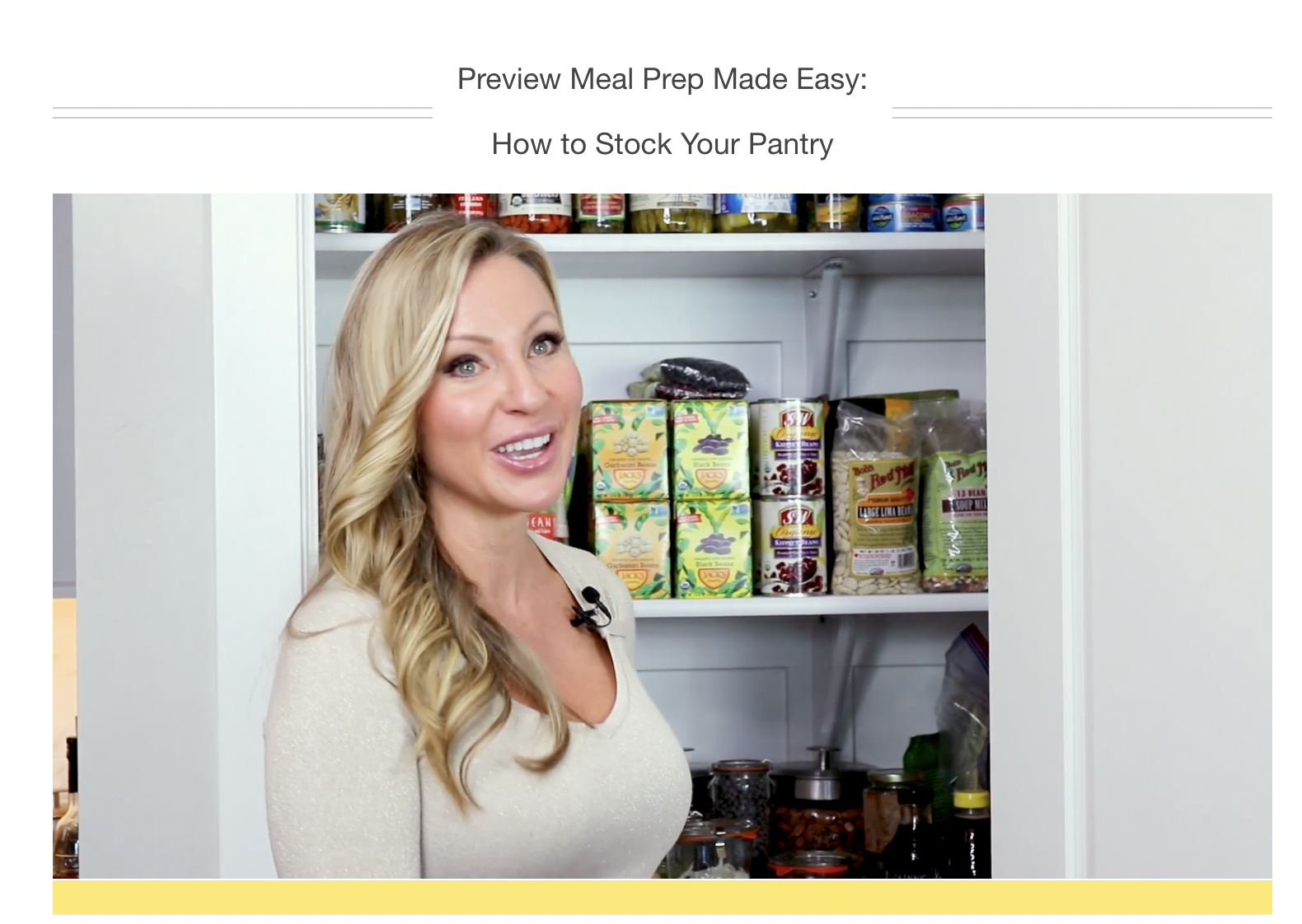 CFC Meal Prep Made Easy Preview