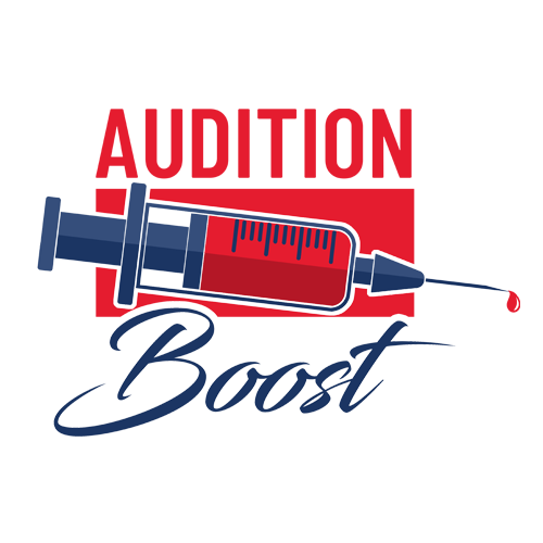 A Red Syringe with a text that says "Audition Boost"