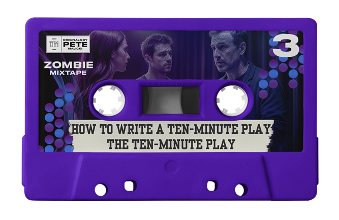 A woman in a grocery wearing a red polo and a black apron while holding a crate of avocadoes