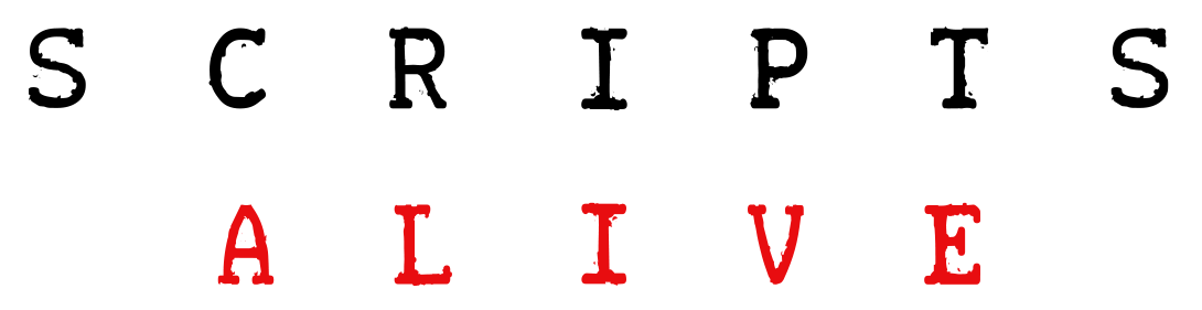 Black and red text that is written like in a typewriter style