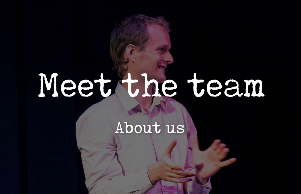 Pete Malicki speaking infront of a crowd