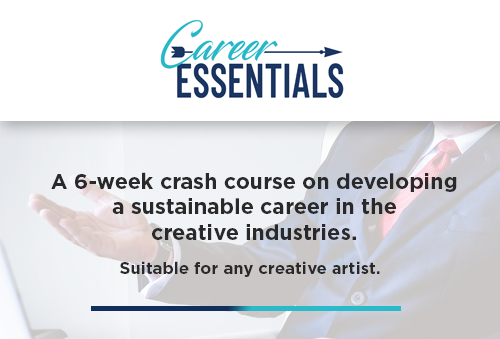 6 week crash course for career and creative industries, palm of a career coach.
