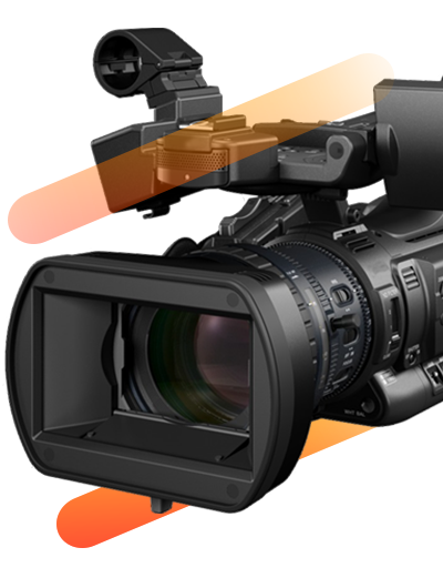 Filming Camera with Organge accent