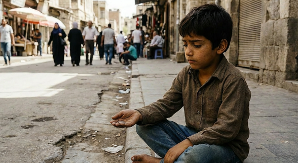 Red text that says "Sympathy For" and a female hand holding a red carboard that says "SALE"