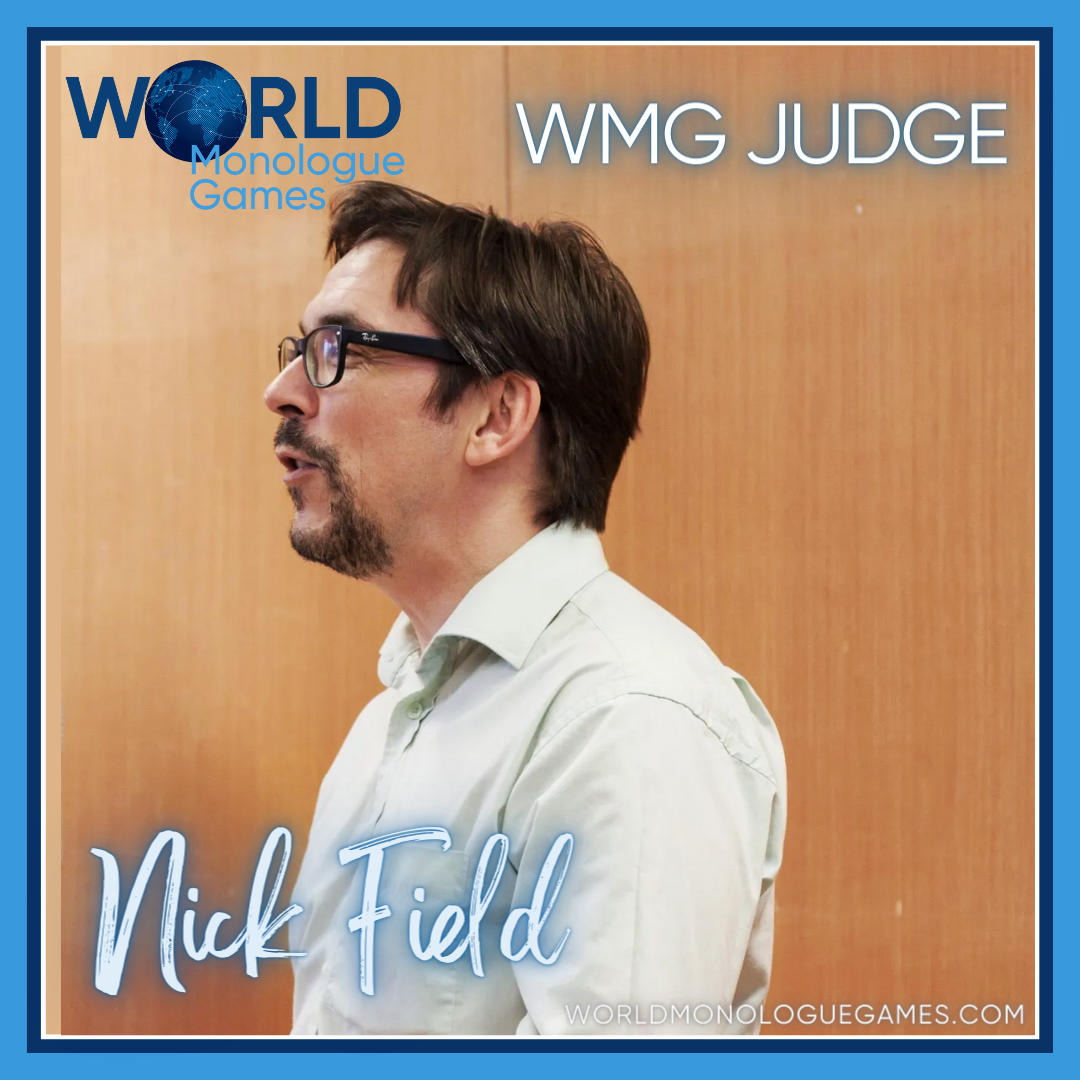 Nick Field - A middle aged guy wearing a long sleeves polo and a glasses