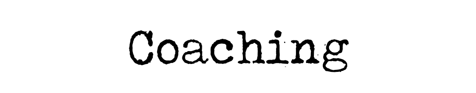 Black text that says "Coaching"