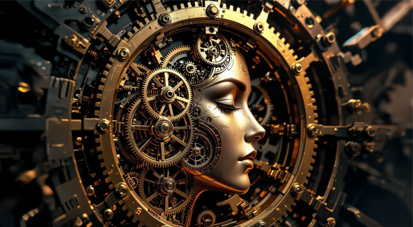 A series of gears that is connected to each other