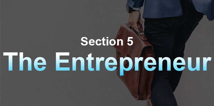 A man holding a brown document bag