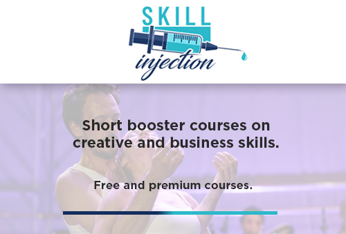 Short booster courses on creative and business skills, a dancer and actor on stage performing