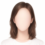 Cris Bocchi, A woman in a black dress with makeup on her face, exuding elegance and confidence.