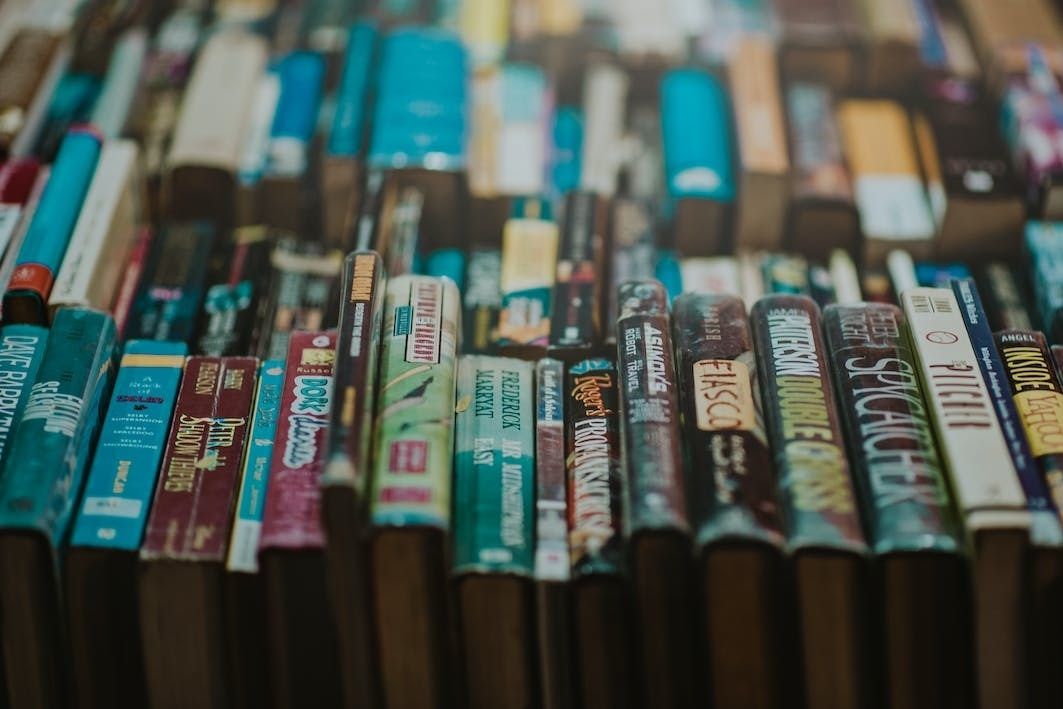 A bundle of different books