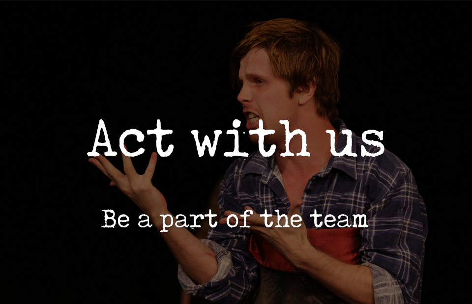 Actor acting on stage