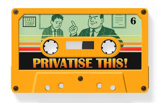 A black metal sign with "Private" text on it